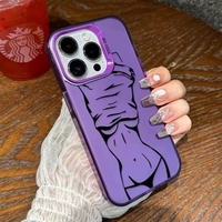 Sexy Girl Mobile Couverture Complète Antichoc Téléphone Portable Cas pour Hommes et Femmes Téléphone Cas pour Iphone 17 16 15 14 13 Pro Max 12 13 X