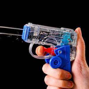 Mini pistola de agua plegable de gran capacidad, juguete de plástico para niños, juego de playa, unisex - Product Image 3