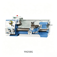 Tour manuel de précision compact YH250G pour l'industrie, les ateliers de réparation métallique, les écoles et l'usage domestique – Mini tour