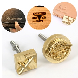 Moule en cuivre personnalisé, gravure de logo, gaufrage, marque de commerce, cuir - Product Image 1