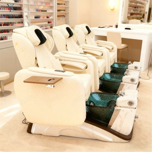 Poltrona <span class=keywords><strong>Pedicure</strong></span> Spa Più Venduta con Massaggio Shiatsu alla Schiena e Vasca Idromassaggio in Ceramica, Arredamento per Salone di Bellezza - Product Image 3