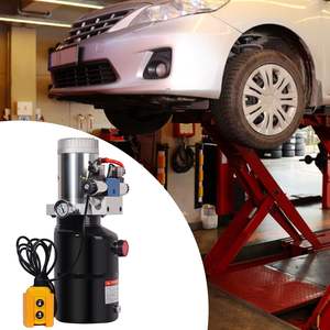 Unité hydraulique GRH avec réservoir d'huile en fonte de 6 litres, moteur 12V CC, pompe à double action, levage 4M, poignée de commande - Product Image 6