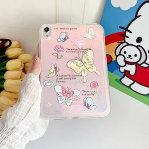 <span class=keywords><strong>Funda</strong></span> Kawaii para <span class=keywords><strong>iPad</strong></span> <span class=keywords><strong>Mini</strong></span> 6 7 A17 8,3 pulgadas <span class=keywords><strong>Mini</strong></span> 4 5 7.9in, <span class=keywords><strong>Funda</strong></span> trasera transparente para <span class=keywords><strong>Apple</strong></span> Tablet 10th 11th A16 2025, fundas blandas - Product Image 4