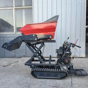Capacité de charge de 250 à 1000 kg, système à chenilles à propulsion essence/<span class=keywords><strong>électrique</strong></span>/batterie de 6,5 CV, poussé à la main pour la construction, l'agriculture, le jardinage - Product Image 1
