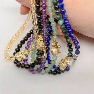Pulsera de Piedra Natural con Cuentas de Vidrio Coloridas, Joyería de Meditación, Diseño de Moda para Mayoristas, Fabricación de Muestras Personalizadas - Product Image 4