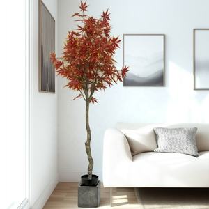 Naturel-comme extérieur chinois érable bonsaï arbre automne couleurs paysage artificiel plante en vente <span class=keywords><strong>pour</strong></span> la décoration de bureau - Product Image 1