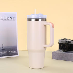 Vente en gros de gobelets en acier inoxydable 304 à double paroi isolés sous vide étanches 40oz avec poignée - Product Image 2