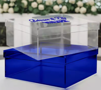 Présentoir de Luxe en Acrylique Poli Personnalisé avec Logo, Léger, Recyclable, avec Couvercle Magnétique et Protection UV pour Vente en Gros
