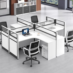 Postes de travail de <span class=keywords><strong>bureau</strong></span> commerciaux au design moderne et luxueux Diviseurs et cloisons de <span class=keywords><strong>bureau</strong></span> haut de gamme - Product Image 6