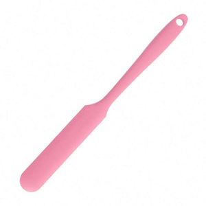 Small Knife Shaped Jam Scraper Cream Scraper <b>Baking</b> Tool Kitchenware Cooking Utensils <b>Silicone</b> Cake Scraper for Kitchen Use - Product Image 6