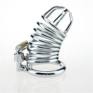 Classico gallo gabbia dispositivo di castità maschile per gli uomini prodotto del sesso - Product Image 4