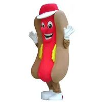 Nouveau Hamburger alimentaire adulte dessin animé jeu de rôle mascotte Costume pour nourriture fête fête Restaurant