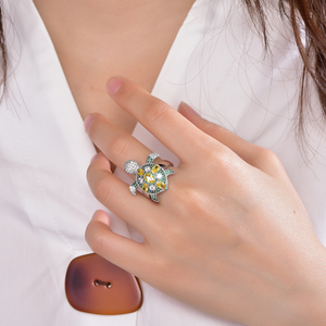 Kirin gioielli estivi 925 ipoallergenici gioielli in argento Non appannato animali pesca anello d'argento - Product Image 3