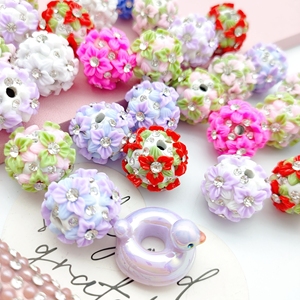 51169 Đa Phong Cách Tinh Tế 3D Hoa 20Mm Nhiều Màu Hạt Nhựa Với Hoa Thạch Tự Làm Thủ Công Nguồn Cung Cấp Cho Bút & Đồ Trang Sức - Product Image 4