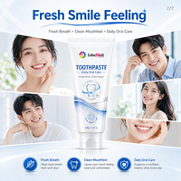 Dentifrice Bright Smile 100g – Soin buccal quotidien, haleine fraîche, sensation de bouche propre, texture onctueuse, mousse riche, soin des taches