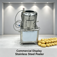 Industriële volautomatische fruit- en groenteschilmachine voor gebruik in voedselverwerkingsbedrijven