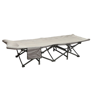 Lit pliant de luxe 75 pouces avec matelas intégré en mousse à mémoire de forme – Le meilleur lit de camping pour adultes, idéal pour la plage, le parc et l'extérieur – Design moderne en métal - Product Image 3