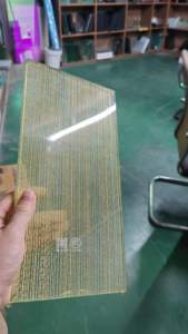 Écrans de sécurité en verre trempé à faible teneur en fer, ultra blancs, imprimés par sérigraphie, avec treillis métallique <span class=keywords><strong>pour</strong></span> les escaliers extérieurs des hôpitaux - Product Image 2