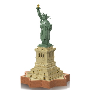 MOULD <span class=keywords><strong>KING</strong></span> 22032 Série Architecture Statue de la Liberté Ensemble de blocs de construction Modèle de monument célèbre Briques MOC Jouets pour adultes Cadeau - Product Image 1