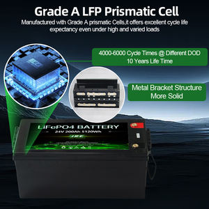 IP67 8S1P 25.6V 5kwh磷酸铁锂锂离子电池24v 200ah太阳能系统卡车空调 - Product Image 5