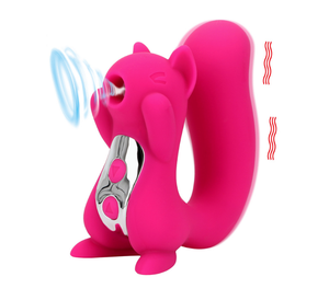 Fabrika toptan sıcak satış hayvan şekli seks oyuncakları kadın yetişkin için USB şarj edilebilir sincap klitoral Vibrator vibratör % - Product Image 1