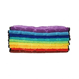 Serviette de voiture en microfibre double face torsadée, motif ananas épaissi C0079 Chine - Product Image 6