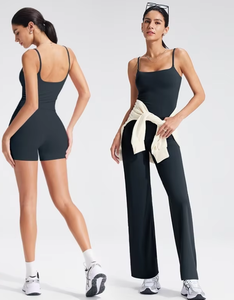 Top de Yoga Europeo Americano para Mujer, Tejido Transpirable con Sensación de Segunda Piel, Ajustado, con Diseño en la Espalda y Almohadillas en el Pecho, Top Deportivo - Product Image 5