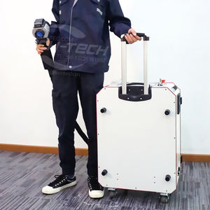 Refrigerado por aire para 500W pulso portátil 20W corte de soldadura de fibra 1000W eliminación de óxido máquina de limpieza láser eliminar pintura de la madera - Product Image 1