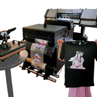 A1 60CM Dtf Impresora Máquina de impresión Xp600/i3200 Cabezales Dtf Impresora para camiseta Máquina de impresión de ropa