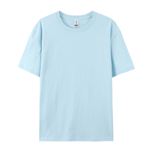 Print Logo <b>Blank</b> Casual Knitted T-Shirt High Quality 100% Cotton Heavy <b>Weight</b> Luxury Unisex Custom Regular Fit Men's T-shirt - Product Image 3