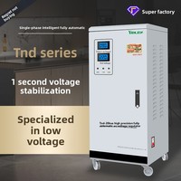 Stabilisateur de tension pour climatiseur 220V, alimentation régulée haute puissance pour usage domestique, monophasé, numérique automatique