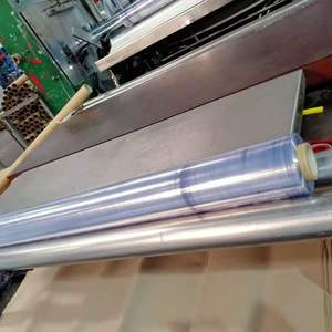 Film PVC souple transparent personnalisé par le fabricant JINSHI avec poudre pour l'emballage et la papeterie - Product Image 3