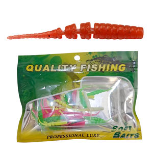 4cm 0.3g 50 pcs/sac petit <span class=keywords><strong>leurre</strong></span> en plastique souple TPE flotteur appât artificiel pour la pêche au <span class=keywords><strong>leurre</strong></span> - Product Image 1