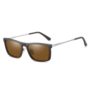 MS 91752 2026 Montura <span class=keywords><strong>de</strong></span> <span class=keywords><strong>Gafas</strong></span> <span class=keywords><strong>de</strong></span> Sol Clásicas con Clip Magnético Frontal, Lentes Ópticas Polarizadas <span class=keywords><strong>de</strong></span> Moda, Lentes Tácticas para Usar sobre <span class=keywords><strong>Gafas</strong></span> Graduadas - Product Image 5