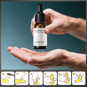 Olio per l'allenamento dell'ingrandimento degli organi maschili, balsamo per massaggio allungante e allargante della circonferenza - Product Image 6