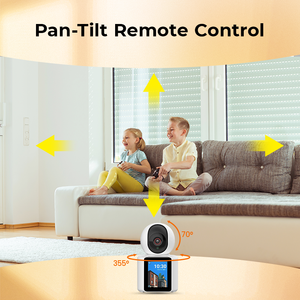 Cámara WiFi PTZ de Interior con Pantalla de 2.8 Pulgadas, Grabación de 24 Horas, Tarjeta SD, Audio Bidireccional, Videollamadas, CMOS IP65, <span class=keywords><strong>1</strong></span> Año, 5MP, 350 - Product Image 5