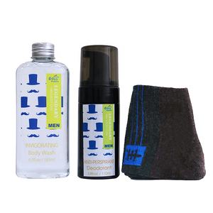 Gel <span class=keywords><strong>douche</strong></span> en mousse aux acides aminés pour le corps <span class=keywords><strong>coffret</strong></span> cadeau shampoing et essentiels de <span class=keywords><strong>bain</strong></span> pour hommes - Product Image 6