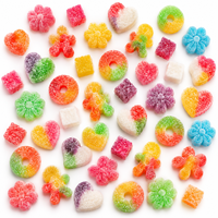 Op maat gemaakte vormen gummy snoepjes, zoetzuur fruit smaak, halal, groothandel, OEM, private label, TikTok