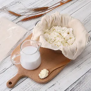Produttore panno di formaggio di cotone non sbiancato garza da cucina garza per uso alimentare 50 panni da 1 metro quadrati per formaggio