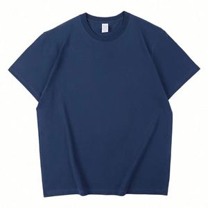 Design Custom Logo Large T-<b>Shirt</b> for Men Solid Color Cotton for Promotional Use - Product Image 3