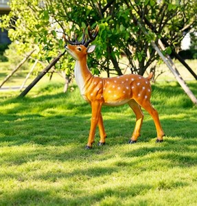 A090 Figurine d'animal en fibre de verre de haute qualité, statue d'animal en FRP, sculpture extérieure pour une utilisation à long terme - Product Image 2