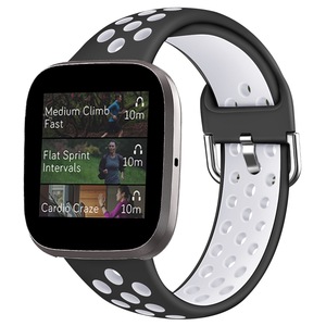 Bracelet de montre en silicone respirant pour Fitbit Versa/Versa 2/Lite, bracelet de fitness, bracelet intelligent - Product Image 3