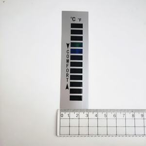 Termometer Kain Digital Rumah Tangga 16-38C Interval 2C 12*3 cm Desain Warna-warni Khusus untuk Pakaian - Product Image 5