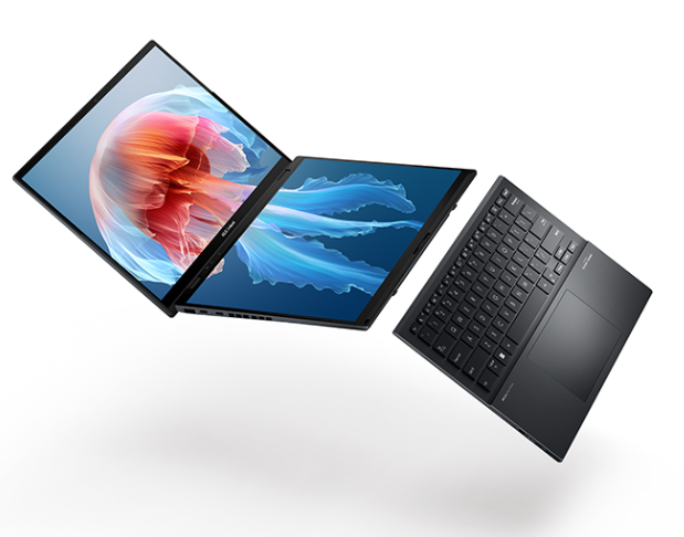 2024 New Zenbook 14 DUO UX8406MA-PS99T 19.8 Inches Intel Ultra 9 AI-powered 32 GB LPDDR5x Dual-screen Laptop for Productivity