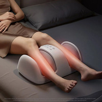 Cosmo Fußmassagegerät mit 2-stufiger Wärme- und Vibrationsfunktion, anpassbare Größe für Waden-/Knie-/Fußmassage zu Hause, Zeitsteuerung
