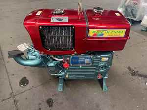 Moteur diesel monocylindre 4 temps refroidi par eau ZS1115 avec roulement, cylindrée 125 cm³, puissance 8-15 CV - Product Image 6