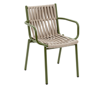 Chaises de jardin d'extérieur portables confortables en alliage d'aluminium léger empilables de style américain et européen moderne STG