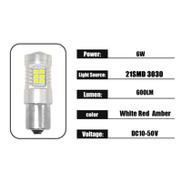 Ampoule LED en gros S25 1156 1157 P21w Ba15s Ba15d Py21w Canbus puissant étanche Clignotant Feux de stationnement Feux de recul pour voiture