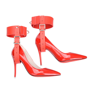 Jouets sexuels érotiques pour femme <span class=keywords><strong>Bondage</strong></span> en cuir PU <span class=keywords><strong>Bondage</strong></span> à talons hauts - Product Image 1
