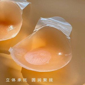 Bâton de poitrine en forme de goutte en silicone pour rassembler la robe de mariée féminine doit empêcher l'affaissement - Product Image 3